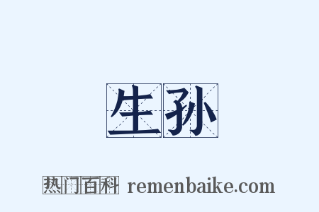 生孙是什么意思的图片